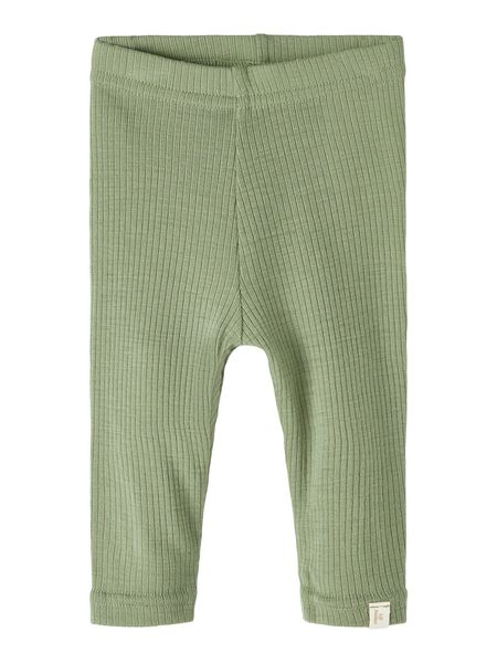 Bilde av Merinoull leggings - Oliven grønn
